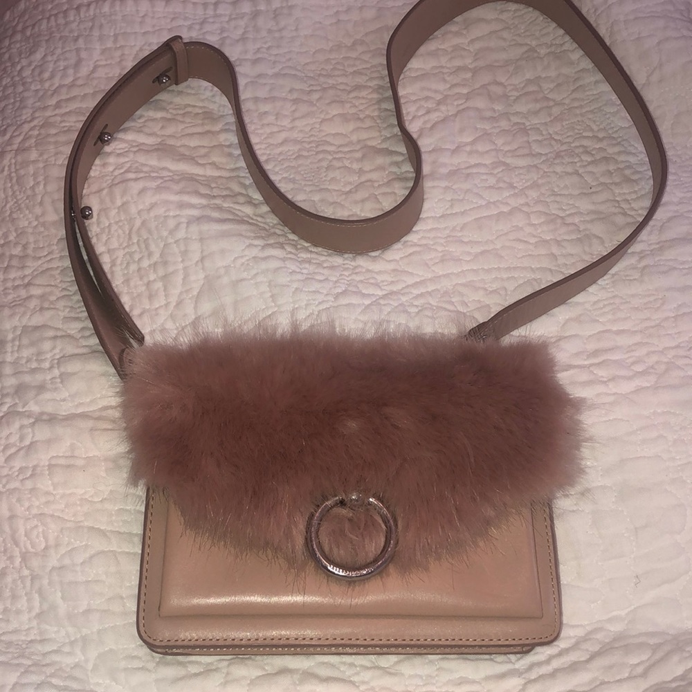 Light pink mauve Rebecca minkoff bag